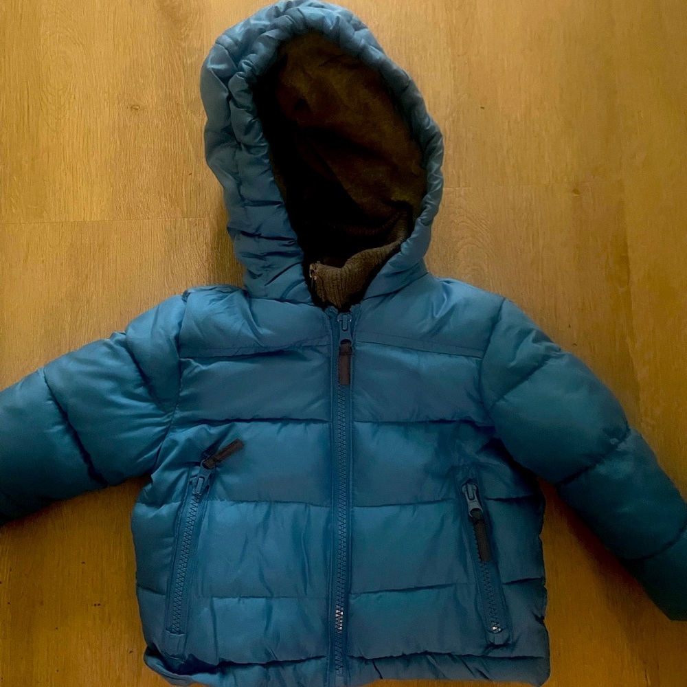Rothschild Blue Kids Puffer Jacket